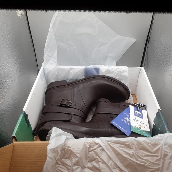 Joules Fairhurst Rainboots Women's 7M Brown. - Picture 11 of 12